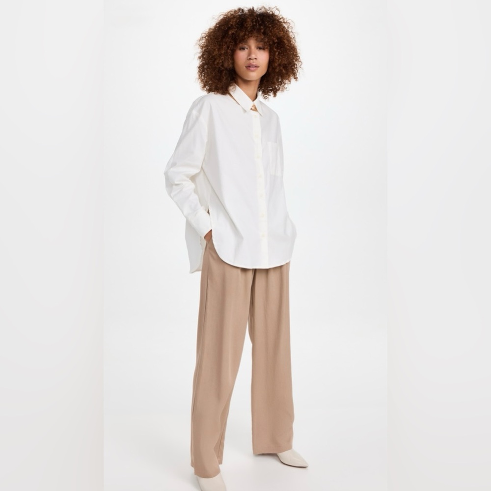 Reformation Andy Organic Cotton Shirt, pre-owned, size XS